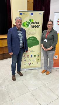 Podžupan Občine Postojna Andrej Poljšak in vodja projekta Maja Piškur